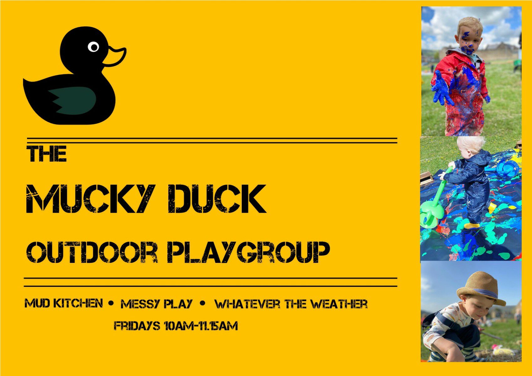 The Mucky Duck Outdoor Playgroup Castle View Nursery School Matlock